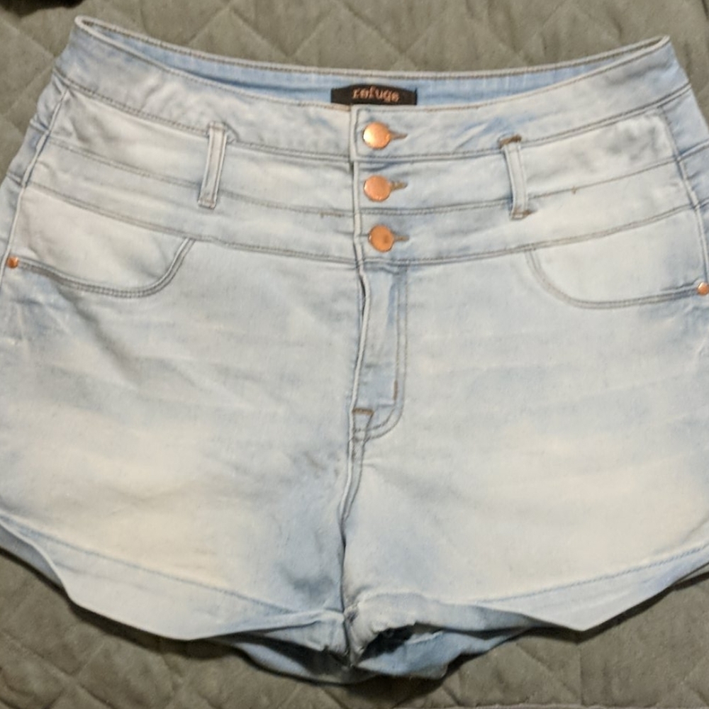 Denim shorts